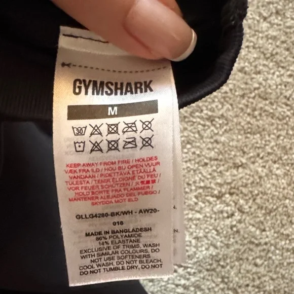 Gymshark Black Women's Tank Top and Leggings Set - Picture 6 of 6